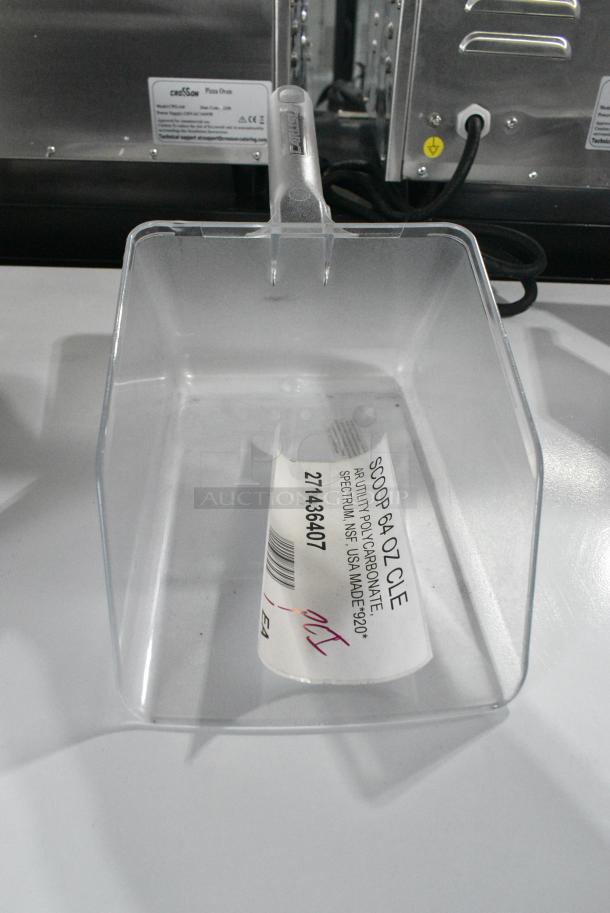 3 BRAND NEW SCRATCH AND DENT! Items Including Scotsman KHOLDER Stainless Steel Scoop Holder, 271436407 Carlisle 436407 Spectrum 64 oz. Clear Polycarbonate Utility Scoop, San Jamar Poly Wall Mount Toilet Paper Dispenser. 3 Times Your Bid! - Image 5 of 8