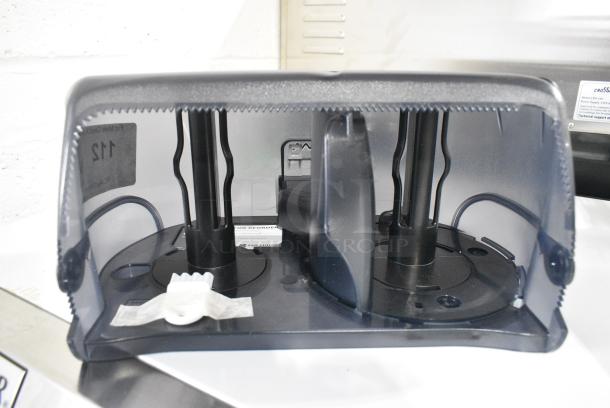 3 BRAND NEW SCRATCH AND DENT! Items Including Scotsman KHOLDER Stainless Steel Scoop Holder, 271436407 Carlisle 436407 Spectrum 64 oz. Clear Polycarbonate Utility Scoop, San Jamar Poly Wall Mount Toilet Paper Dispenser. 3 Times Your Bid! - Image 8 of 8