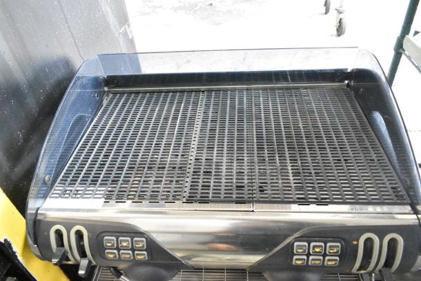 Faema Giugiaro Design Stainless Steel Commercial Countertop 2 Group Espresso Machine w/ Portafilter and 2 Steam Wands. 208 Volts, 1 Phase. - Image 5 of 12