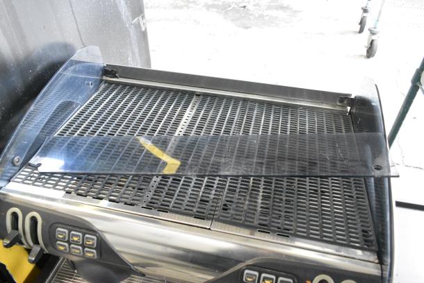 Faema Giugiaro Design Stainless Steel Commercial Countertop 2 Group Espresso Machine w/ Portafilter and 2 Steam Wands. 208 Volts, 1 Phase. - Image 7 of 12