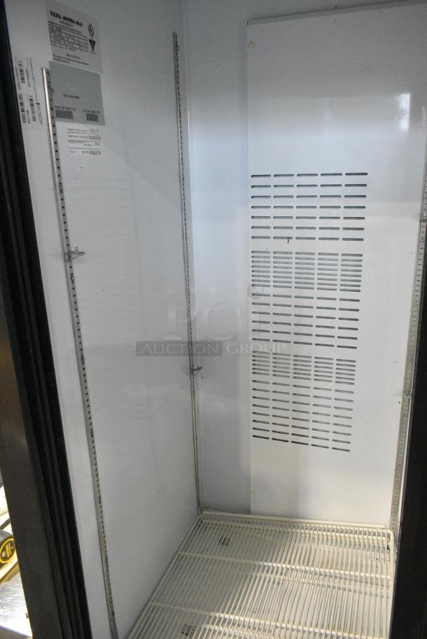 Universal Nolin MC1300S-1 Metal Commercial 2 Door Reach In Cooler Merchandiser w/ Poly Coated Racks. 115 Volts, 1 Phase. Tested and Working! - Image 2 of 4