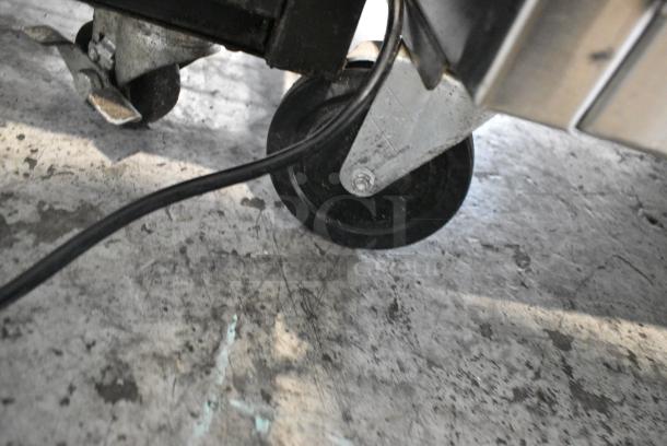 Stainless Steel Commercial 2 Door Equipment Stand Pan Rack on Commercial Casters. - Image 2 of 8