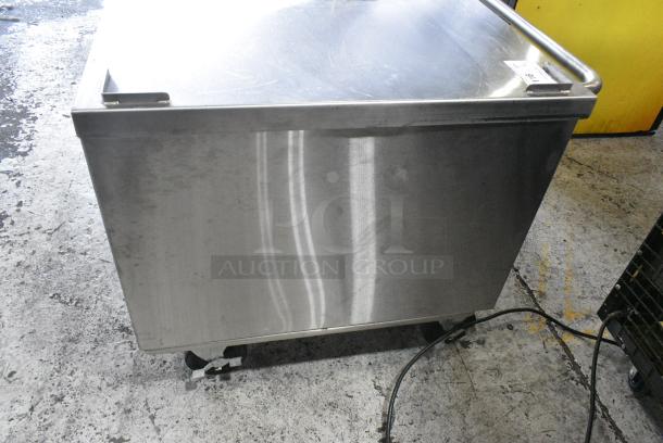 Stainless Steel Commercial 2 Door Equipment Stand Pan Rack on Commercial Casters. - Image 8 of 8