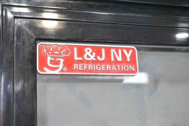 JDM-40SD Metal Commercial 2 Door Reach In Cooler Merchandiser w/ Poly Coated Racks on Commercial Casters. 115 Volts, 1 Phase. Tested and Working! - Image 2 of 7