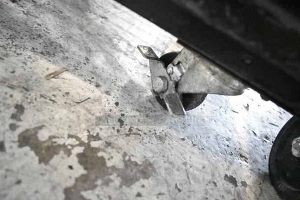 JDM-40SD Metal Commercial 2 Door Reach In Cooler Merchandiser w/ Poly Coated Racks on Commercial Casters. 115 Volts, 1 Phase. Tested and Working! - Image 3 of 7