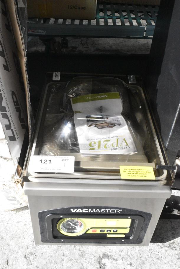 BRAND NEW SCRATCH AND DENT! VacMaster VP215 Stainless Steel Commercial Countertop Vacuum Sealer. 120 Volts, 1 Phase. Tested and Working! - Image 2 of 10