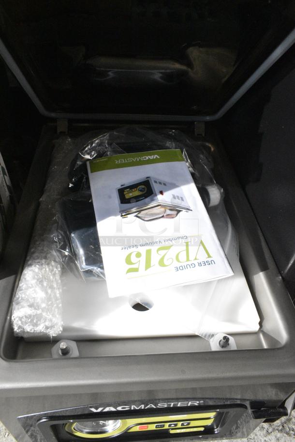 BRAND NEW SCRATCH AND DENT! VacMaster VP215 Stainless Steel Commercial Countertop Vacuum Sealer. 120 Volts, 1 Phase. Tested and Working! - Image 5 of 10