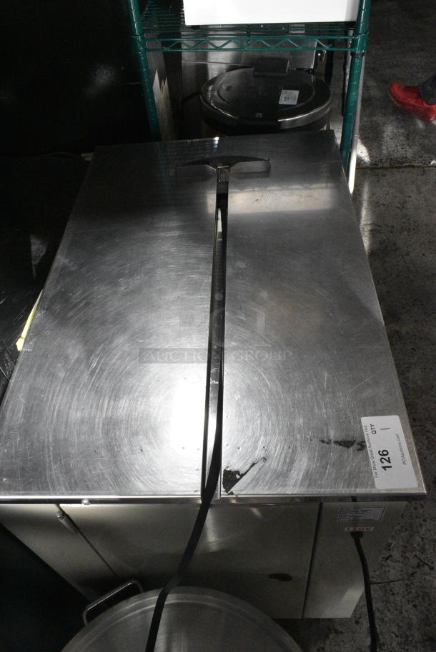 Uline H-959 Metal Semi Automatic Poly Strapping Machine on Commercial Casters. 115 Volts, 1 Phase. Tested and Working! - Image 2 of 8