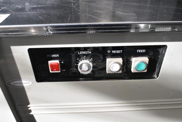 Uline H-959 Metal Semi Automatic Poly Strapping Machine on Commercial Casters. 115 Volts, 1 Phase. Tested and Working! - Image 5 of 8