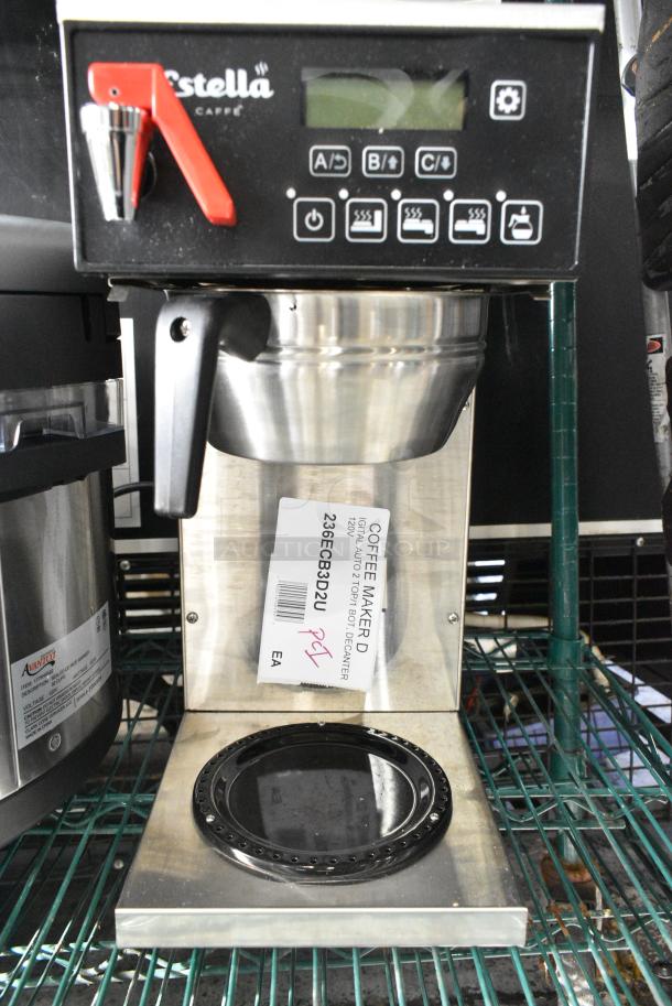 BRAND NEW SCRATCH AND DENT! Estella Caffe 236ECB3D2U ECB-3D2U Automatic Coffee Maker with 3 Decanter Warmers and Digital Display. 120 Volts, 1 Phase. - Image 4 of 7
