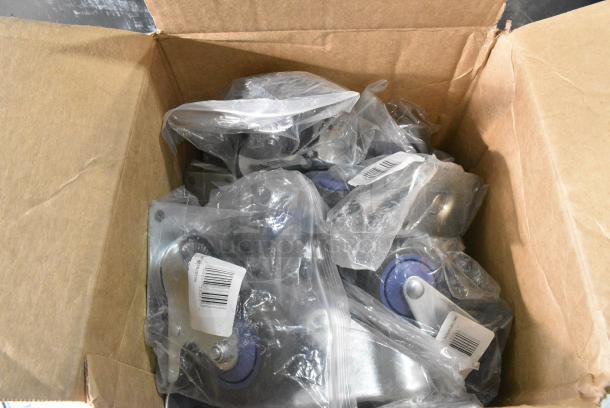 BRAND NEW SCRATCH AND DENT! Lot of 16 BM176BINCSTFXD Commercial Casters. - Image 2 of 6