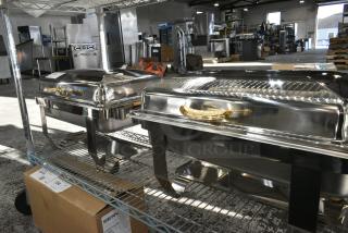 2 BRAND NEW SCRATCH AND DENT! Stainless Steel Chafer. 2 Times Your Bid!