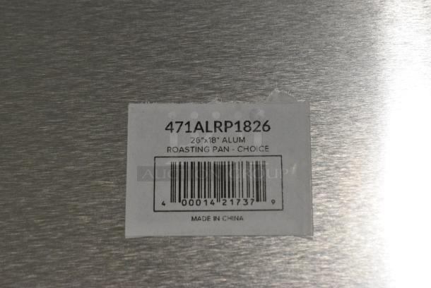 3 BRAND NEW SCRATCH AND DENT! 471ALRP1826 Choice Aluminum Roasting Pan. 3 Times Your Bid! - Image 4 of 4