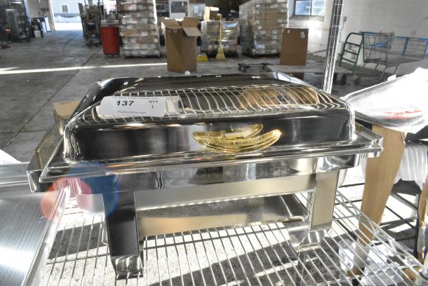 BRAND NEW SCRATCH AND DENT! Stainless Steel Chafer. - Image 1 of 3