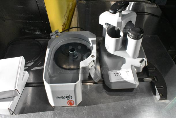 BRAND NEW SCRATCH AND DENT! AvaMix Metal Commercial Countertop Food Processor w/ Grating and Slicing Blades. - Image 6 of 6