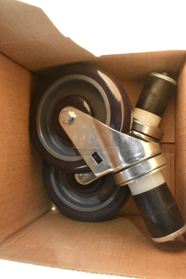 BRAND NEW SCRATCH AND DENT! Lot of 2 35912011471 Commercial Casters - Image 1 of 5