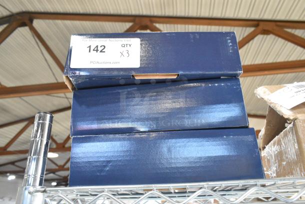 3 BRAND NEW SCRATCH AND DENT! 750FD44G Waterloo Deck Mount Faucet with 3 1/2" Gooseneck Spout and 4" Centers. 3 Times Your Bid! - Image 2 of 5