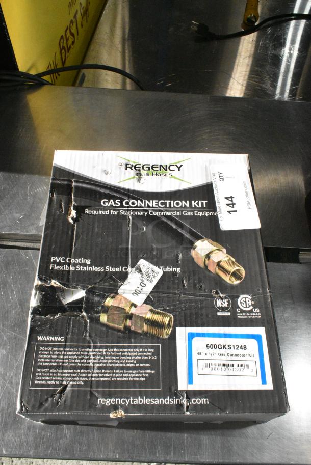 BRAND NEW SCRATCH AND DENT! 600GHS1248 Regency 48" Stationary Gas Connector Hose - 1/2" - Image 2 of 5