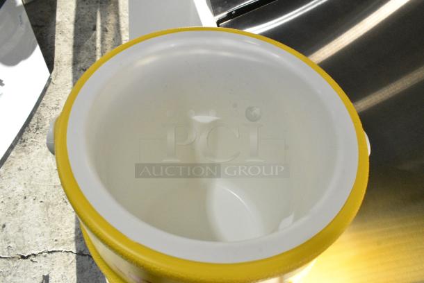 3 BRAND NEW SCRATCH AND DENT! Igloo 421 2 Gallon Yellow Insulated Beverage Dispenser / Portable Water Cooler. 3 Times Your Bid! - Image 5 of 6