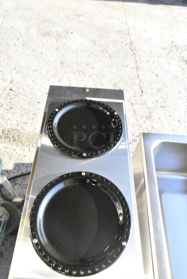 BRAND NEW SCRATCH AND DENT! Estella AIG3DAF Automatic Coffee Maker with 3 Decanter Warmers and Digital Display, Hot Water Dispenser and Metal Brew Basket. 120 Volts, 1 Phase. - Image 5 of 6