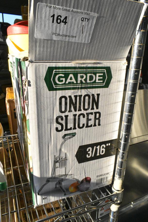 BRAND NEW SCRATCH AND DENT! Garde 181ONSLIC316 3/16" Onion / Produce Slicer. No Legs - Image 2 of 8