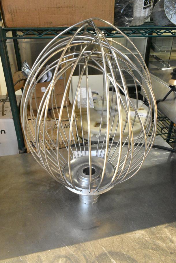 BRAND NEW SCRATCH AND DENT! Metal Commercial 60 Quart Whisk Attachment for Mixer. - Image 1 of 4