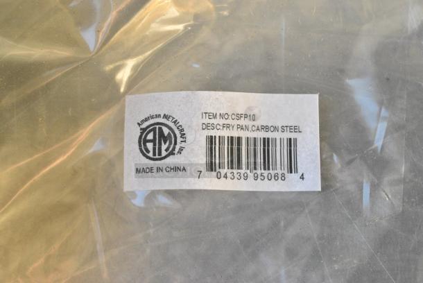 4 BRAND NEW SCRATCH AND DENT! CSFP10 American Metalcraft 10" Carbon Steel Fry Pan. 4 Times Your Bid! - Image 6 of 6