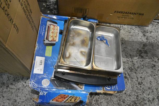 IN ORIGINAL BOX! Oster CMSTBSDW02 Steam Table. 120 Volts, 1 Phase. - Image 1 of 5