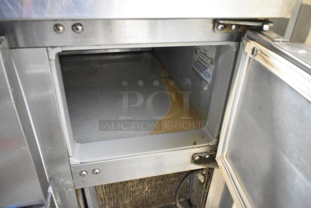 Continental Stainless Steel Commercial Pizza Prep Table w/ 2 Drawers and 2 Doors. 115 Volts, 1 Phase. Tested and Working! - Image 3 of 7