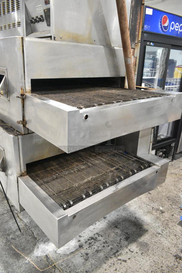 2 Middleby Marshall PS350-2 Stainless Steel Commercial Propane Gas Powered Conveyor Pizza Oven. 2 Times Your Bid! - Image 4 of 11