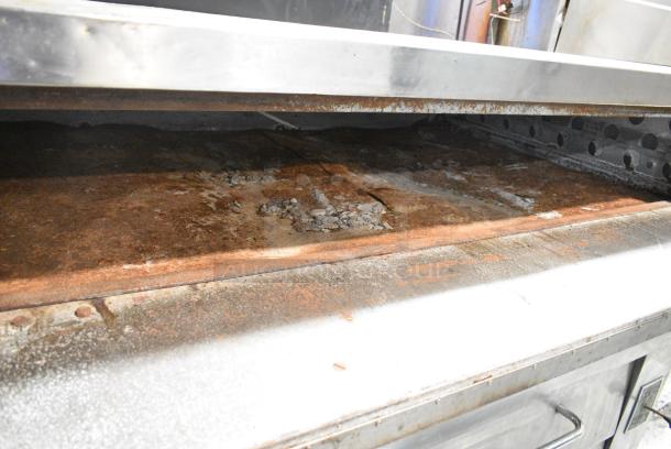 2 Bakers Pride Stainless Steel Commercial Natural Gas Powered Single Deck Pizza Oven. Appears to be Model Y600. 2 Times Your Bid! - Image 3 of 10