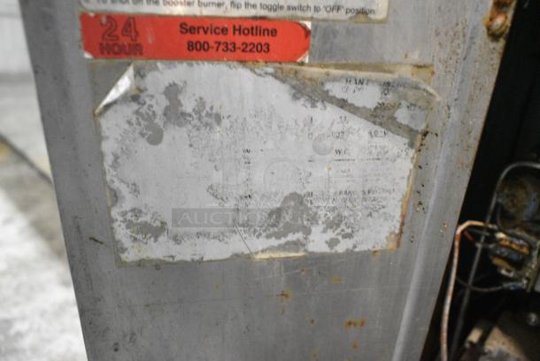 2 Bakers Pride Stainless Steel Commercial Natural Gas Powered Single Deck Pizza Oven. Appears to be Model Y600. 2 Times Your Bid! - Image 9 of 10