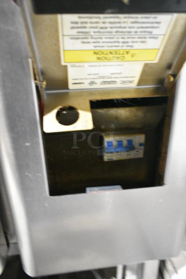 Baxter Stainless Steel Commercial Natural Gas Powered Mini Rotating Rack Oven on Pan Rack w/ Commercial Casters. - Image 9 of 9