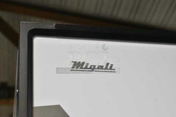 BRAND NEW SCRATCH AND DENT! 2023 Migali C-23FM-HC Metal Single Door Reach In Freezer Merchandiser w/ Poly Coated Racks. Serial C-23FM-HC003230429092C0001. 115 Volts, 1 Phase. Tested and Working! - Image 3 of 5