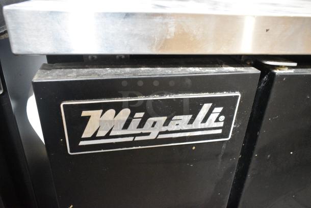 BRAND NEW SCRATCH AND DENT! Migali C-BB60-HC Stainless Steel Commercial 2 Door Back Bar Refrigerator. 115 Volts, 1 Phase. Serial 6382331717080807. Tested and Powers On But Does Not Get Cold - Image 3 of 7