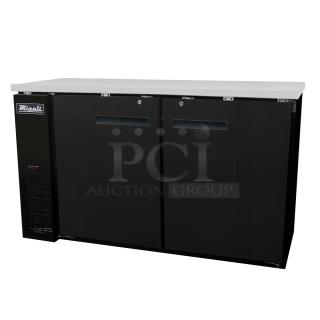 BRAND NEW SCRATCH AND DENT! Migali C-DD60-2-HC Stainless Steel Commercial 60 4/5" Kegerator Beer Dispenser w/ (2) Keg Capacity. Serial 6115332117040603. 115 Volts, 1 Phase. Tested and Working!