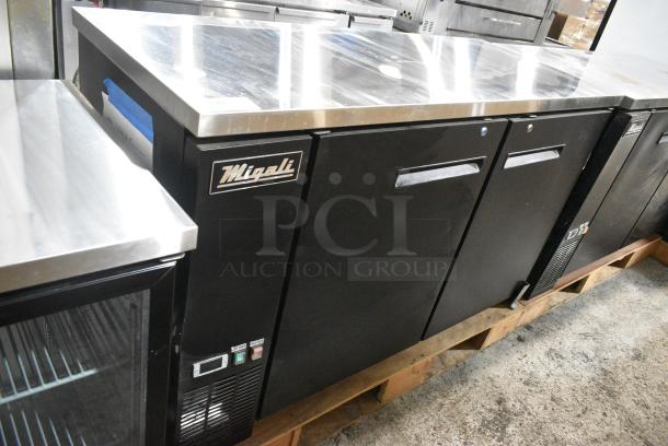 BRAND NEW SCRATCH AND DENT! Migali C-DD60-2-HC Stainless Steel Commercial 60 4/5" Kegerator Beer Dispenser w/ (2) Keg Capacity. Serial 6115332117040603. 115 Volts, 1 Phase. Tested and Working! - Image 2 of 6