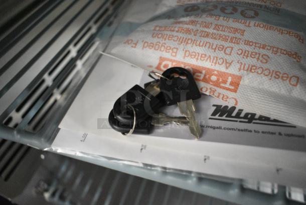 BRAND NEW SCRATCH AND DENT! Migali C-BB48G-HC Metal Commercial 2 Door Back Bar Cooler Merchandiser. Serial 6123331319040406. 115 Volts, 1 Phase. Tested and Working! - Image 6 of 8