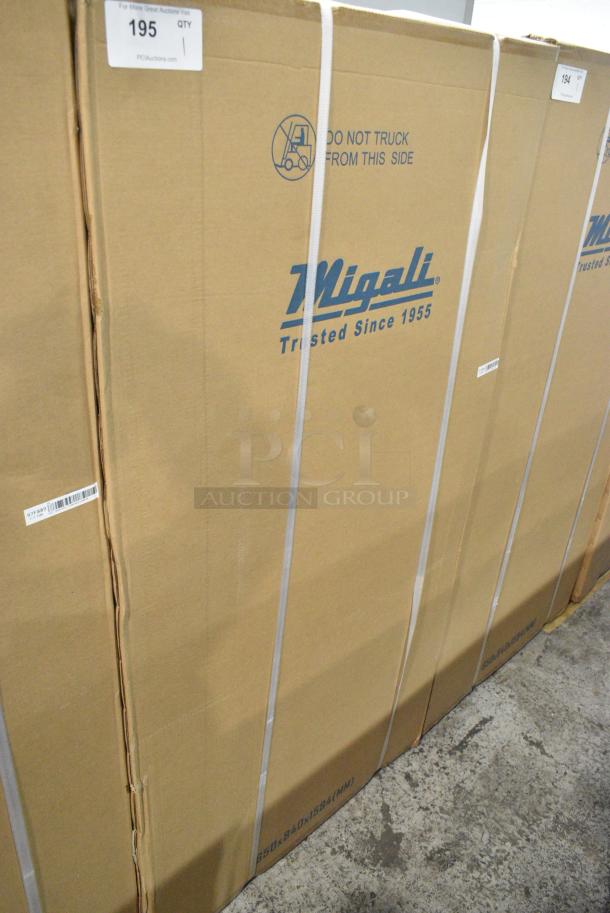 BRAND NEW!  Migali BCD-340W MH-12 Cooler w/ Freezer. Serial 7F889A01120033. 115 Volts, 1 Phase. Tested and Working! - Image 2 of 3