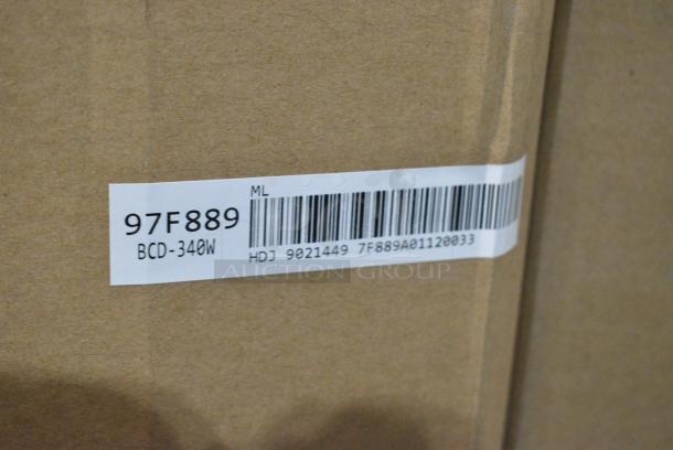 BRAND NEW!  Migali BCD-340W MH-12 Cooler w/ Freezer. Serial 7F889A01120033. 115 Volts, 1 Phase. Tested and Working! - Image 3 of 3