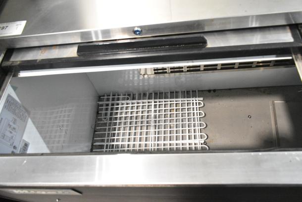 BRAND NEW SCRATCH AND DENT!  Migali C-HBC65 Metal Commercial Back Bar Bottle Cooler w/ 2 Sliding Lids. Serial 6054331116030211. 115 Volts, 1 Phase. Tested and Working! - Image 4 of 8