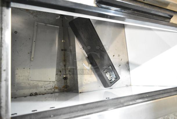 BRAND NEW SCRATCH AND DENT!  Migali C-HBC65 Metal Commercial Back Bar Bottle Cooler w/ 2 Sliding Lids. Serial 6054331116030211. 115 Volts, 1 Phase. Tested and Working! - Image 6 of 8