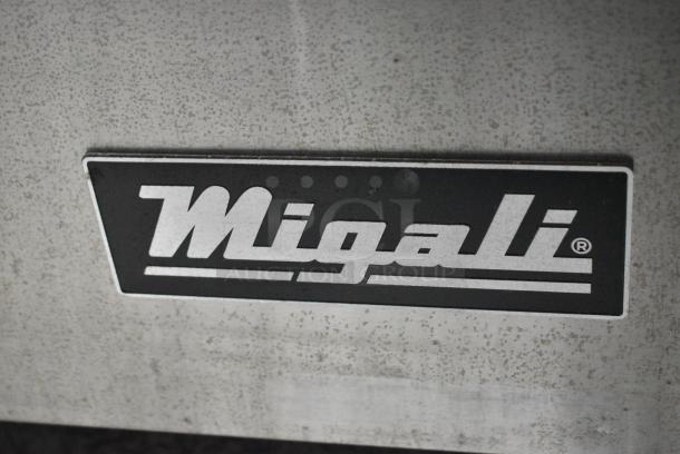 BRAND NEW SCRATCH AND DENT! 2018 Migali C-U60F-HC Stainless Steel Commercial 2 Door Undercounter Cooler on Commercial Casters. Serial C-U60F-HC00318081700920018. 115 Volts, 1 Phase. Tested and Working! - Image 3 of 7