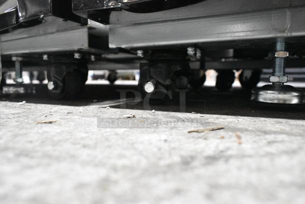 BRAND NEW SCRATCH AND DENT! 2022 Migali C-49FM-HCe Metal Commercial 2 Door Reach In Freezer Merchandiser w/ Poly Coated Racks on Commercial Casters. Serial C-49FM-HCe003221215092C0011. 115 Volts, 1 Phase. Tested and Working! - Image 4 of 7