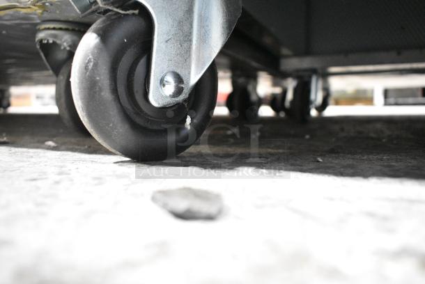 BRAND NEW SCRATCH AND DENT! 2023 Migali C-2FB-HC Stainless Steel Commercial 2 Door Reach In Cooler w/ Poly Coated Racks on Commercial Casters. Serial C-2FB-HC003230825092C0002. 115 Volts, 1 Phase. Tested and Working! - Image 5 of 8