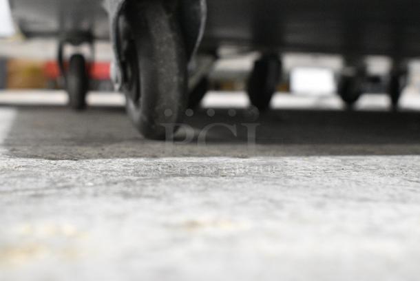 BRAND NEW SCRATCH AND DENT! 2022 Migali C-3F-HC Stainless Steel Commercial 3 Door Reach In Freezer w/ Poly Coated Racks on Commercial Casters. Serial  C-3F-HC003220525092C0016. 115 Volts, 1 Phase. Cannot Test Due To Plug Style - Image 4 of 8