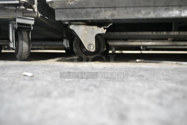 BRAND NEW SCRATCH AND DENT! 2019 Migali C-3RB-HC Stainless Steel Commercial 3 Door Reach In Cooler w/ Poly Coated Racks on Commercial Casters. Serial C-3RB-HC00319100900920007. 115 Volts, 1 Phase. Tested and Working! - Image 5 of 9