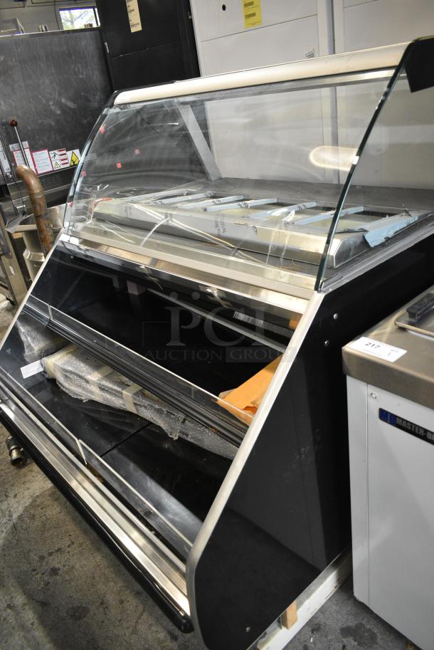 BRAND NEW SCRATCH AND DENT! Hussmann CR3-P-4-SH-RSS-R Metal Commercial Floor Style Grab N Go Cooler w/ Top Display Case Merchandiser. 120/208-240 Volts, 1 Phase. - Image 2 of 12