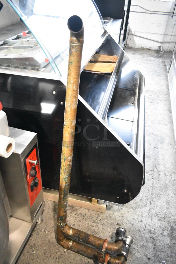 BRAND NEW SCRATCH AND DENT! Hussmann CR3-P-4-SH-RSS-R Metal Commercial Floor Style Grab N Go Cooler w/ Top Display Case Merchandiser. 120/208-240 Volts, 1 Phase. - Image 6 of 12