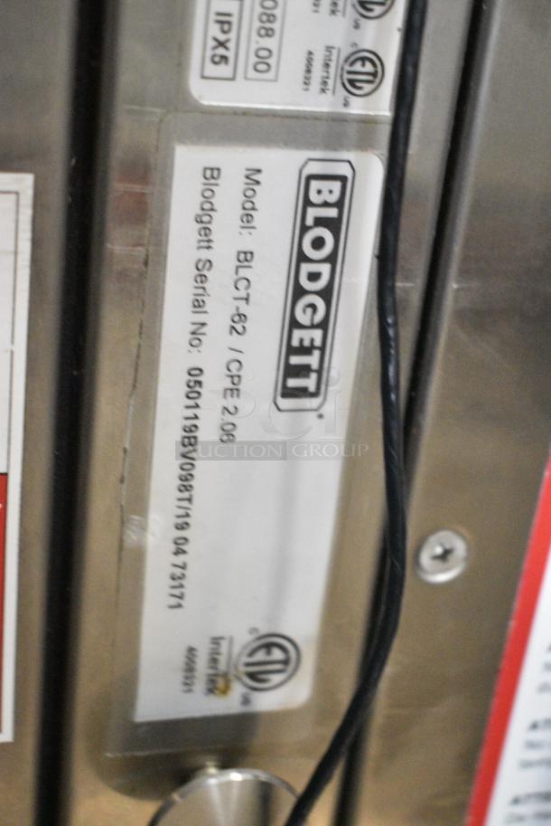 2 2019 Blodgett BLCT-62/CPE2.06 Stainless Steel Commercial Electric Powered Combi Convection Oven on Commercial Casters. See Pictures for Broken Glass on Bottom Door. 208 Volts, 3 Phase. 2 Times Your Bid! - Image 9 of 9